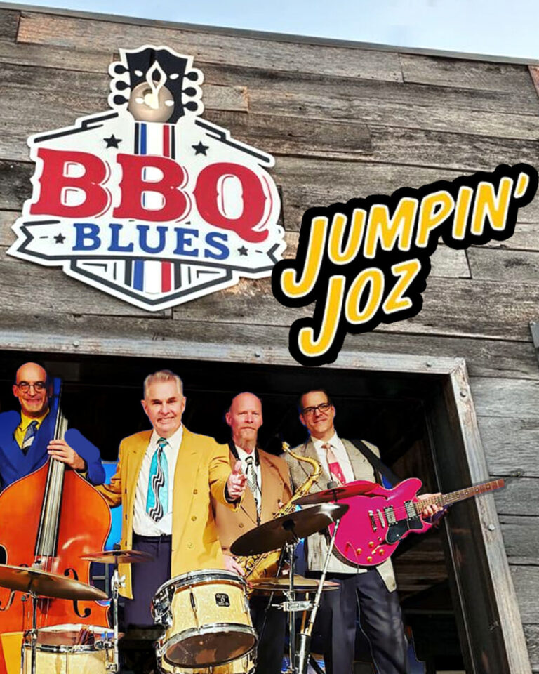 Jumpin Joz at BBQ Blues in Monrovia – FREE – Dancing, Brews, and BBQ! Friday Apr. 3rd from 7:30-10!