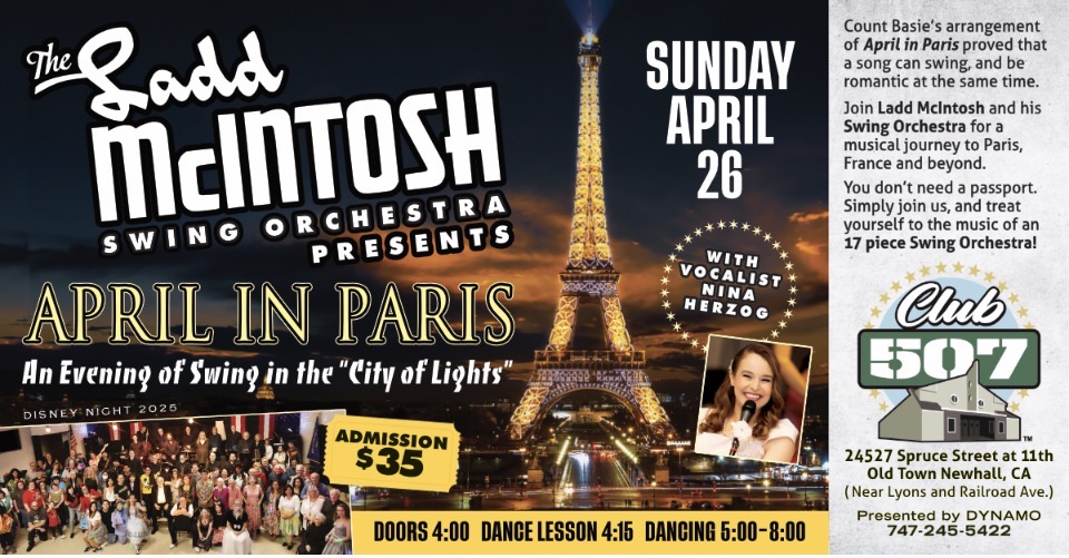 Ladd McIntosh Swing Orchestra feat. Nina Herzog, Vocalist