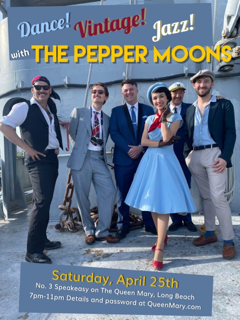 The Pepper Moons at Queen Mary’s No. 3 Speakeasy!