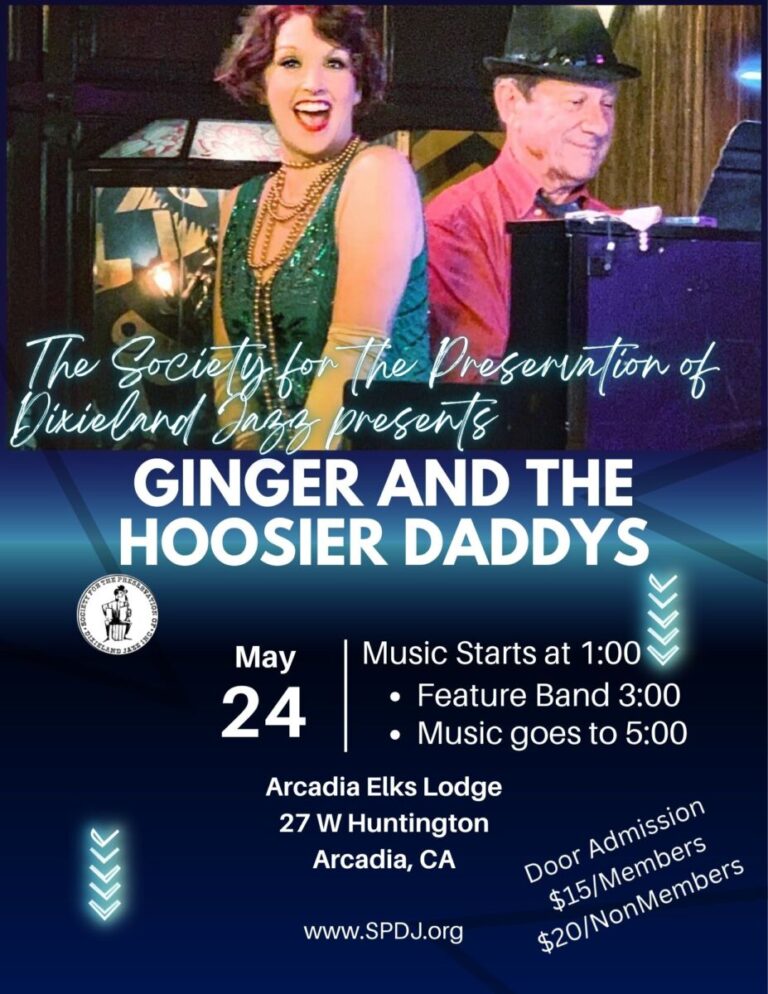Ginger and the Hoosier Daddys at Arcadia Elks Lodge