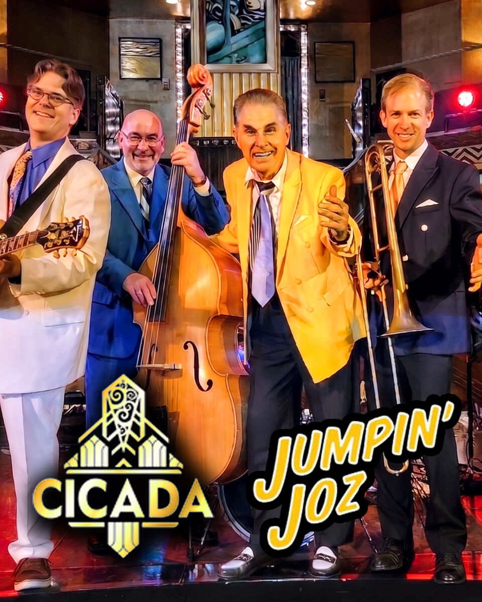 Jumpin’ Joz at The Cicada Club! July 11th 8:30pm-10:30pm!