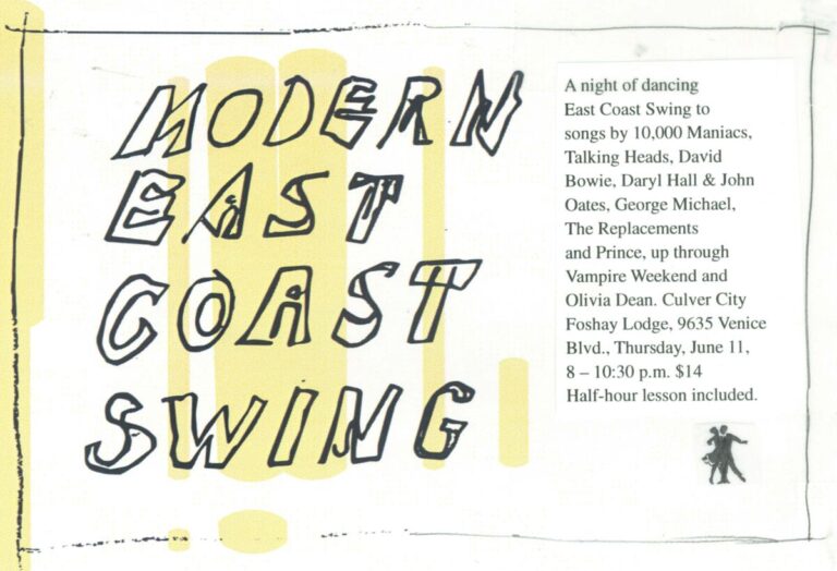 Modern East Coast Swing