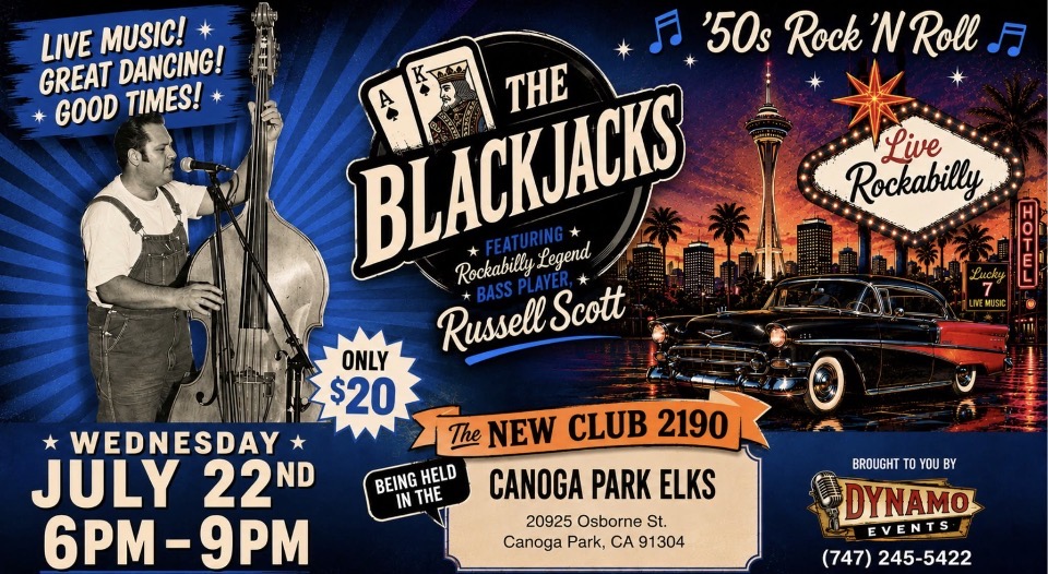 The BLACKJACKS — Rockabilly — at Canoga Park