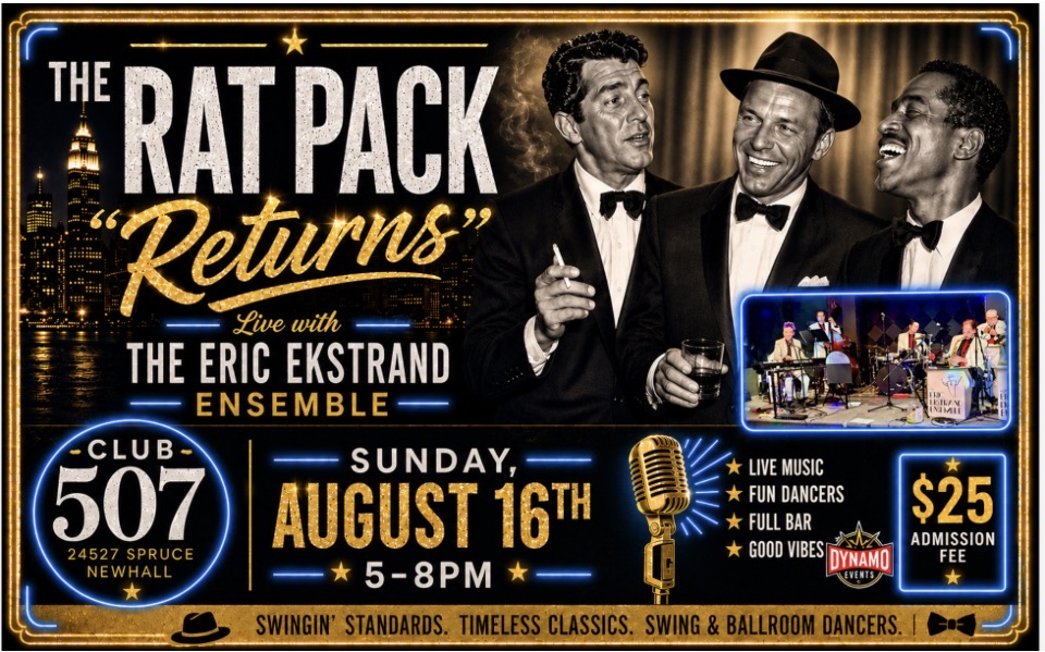 “The Rat Pack Returns” with the Eric Ekstrand Ensemble