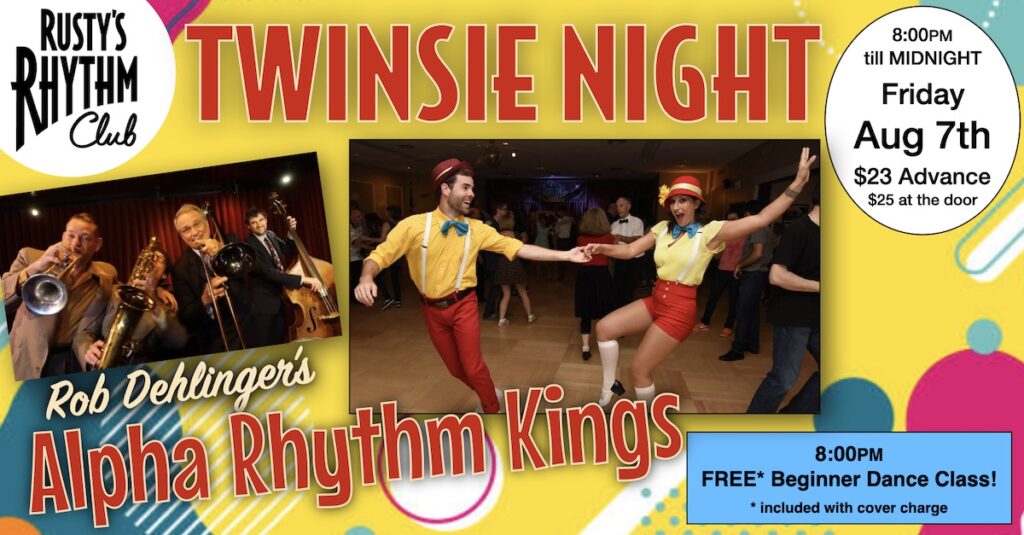 Rob Dehlinger’s ALPHA RHYTHM KINGS at Rusty’s Rhythm Club
