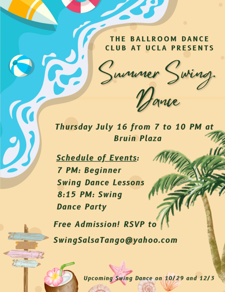 UCLA Summer Swing Dance